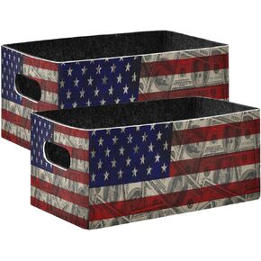 Kcldeci Baseball Storage Bins Baskets for Organizing 2Pack, Sturdy Storage Basket Foldable Storage Baskets for Shelves Closet Nursery Toy