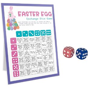 لعبة النرد لتبادل بيض عيد الفصح، لعبة مجموعة عيد الفصح، لعبة حفلة عيد الفصح، ألعاب عيد الفصح الممتعة، لعبة تمرير بيضة عيد الفصح، لعبة مبادلة بيض عيد الفصح -CD02 in Kuwait