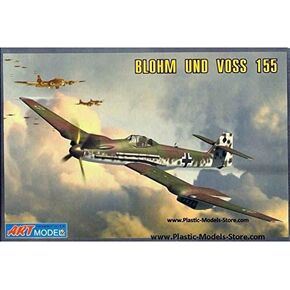 Art Model Plastic Model Building Airplane Aircraft BLOHM UND Voss 155 German Fighter 1/72 7202