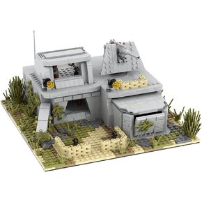 WW2 Military Battle Fort Building Block Set(928PCS). Suitable for Secondary Creation.Build Different Combat Buildings.