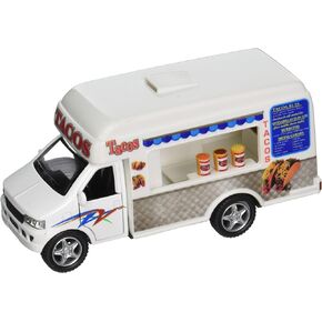 Taco Truck Die Cast Metal with Pullback Action