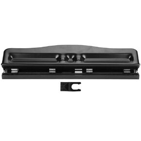 4 Hole Punch, 10 Sheets Punch Capacity Adjustable Desktop Hole Puncher for Paper Document Book VoucherPunches