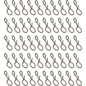 PATIKIL Fly Fishing Snaps Stainless Steel Quick Change No Knot Fast Snap Lure Connector for Jigs Lures Fishing Clips Freshwater Saltwater