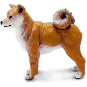 Safari Ltd. Shiba Inu Figurine - Detailed 3" Plastic Model Figure - Fun Educational Play Toy for Boys, Girls & Kids Ages 3+