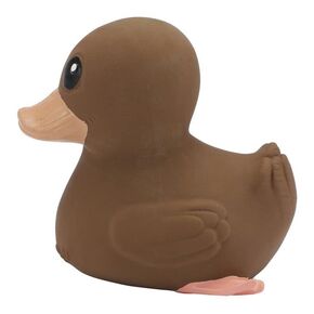 HEVEA Kawan Mini Rubber Duck - 100% Natural Rubber Baby Bath Toy - Eco Friendly, Perfect for Playing, Teething, and Bathing - Mold Free Bath Toys - Marshmallow White