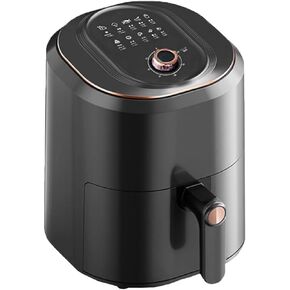 Wonder Comfort 7.5 QT Air Fryer with Temperature Control,Non-Stick Fry Basket,Overheat Protection,6-in-1 1360W Airfryer, Black