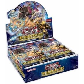 The Grand Creators Booster Box 1st Edition - 24 Packs of 7 Cards Each