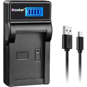 بطارية Kastar (X2) وشاحن LCD نحيف لسانيو Xacti VPC-E1403، VPC-E1500، VPC-E1500TP، VPC-E1600، VPC-E1600TP، VPC-T700، VPC-T850، VPC-T1060، VPC-T1284، VPC- كاميرات T1495، VPC-T1496، VPC-TP1000