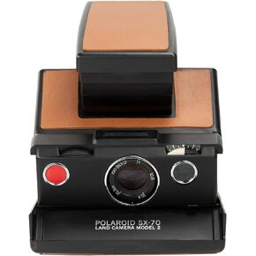 Polaroid Sx-70 Black Model 2 with Strap and Vintage Polaroid Ever-Ready Case