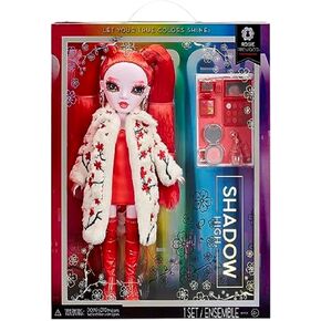 Rainbow High Shadow High Rosie - Red Fashion Doll. Fashionable Outfit, Extra Long Hair & 10+ Colorful Play Accessories. Great Gift for Kids 4-12 Years Old & Collectors