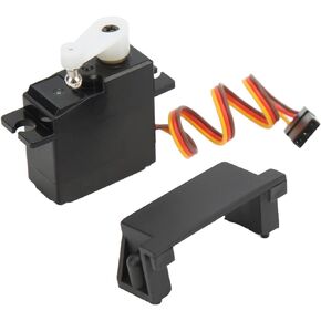 SPYMINNPOO RC Digital Servo, Low Noise Sensitive Steering Gear Servo with Arm Compatible with WLtoys 124016 124017 144010 1/14 RC Cars Sportinggoods Model Car Accessories