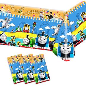 3 قطع من مفرش المائدة توماس ترين لمستلزمات حفلات أعياد الميلاد، غطاء مفرش طاولة بموضوع عيد ميلاد THO-mas، زينة عيد ميلاد للاستعمال مرة واحدة، 42.5 × 70.9 بوصة in Kuwait