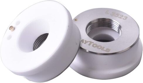 حامل فوهة رأس الليزر الأصلي من السيراميك الليزري D32mm من Startnow Raytools لتمكين قطع غيار ماكينات قطع الألياف (D28 120515099A، 10 قطع) in Kuwait