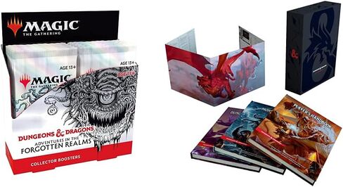 Magic: The Gathering Adventures in the Forgotten Realms Collector Booster Box | 12 Packs (180 Magic Cards) in Saudi Arabia