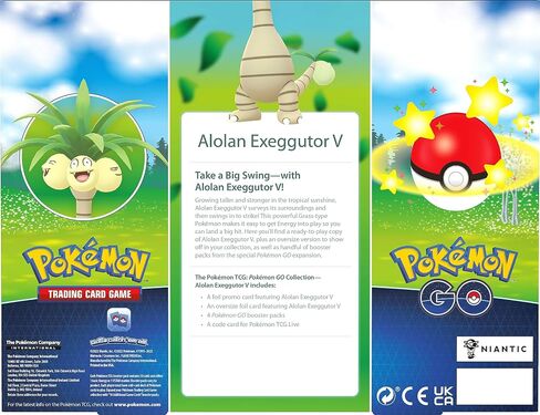 بوكيمون TCG: مجموعة بوكيمون GO Alolan Exeggutor V in Saudi Arabia