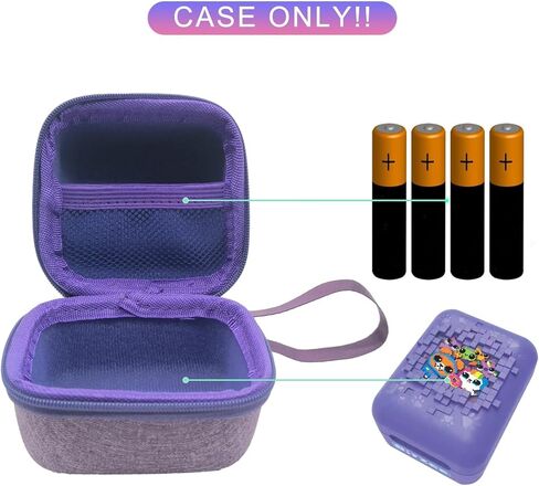 حقيبة حمل للحيوانات الأليفة الرقمية التفاعلية من بيتزي، حامل تخزين واقٍ للحيوانات الأليفة الرقمية التفاعلية من بيتزي (الجراب فقط) (أرجواني) in Kuwait