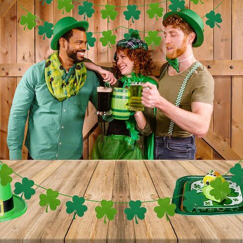 لافتة ديكورات عيد الفصح من Vnysh ST Patricks لافتة ديكور على شكل أرنب عيد الفصح 6 قطع لافتة إكليل من اللباد على شكل أرنب عيد الفصح - بدون تصميم يدوي للمنزل، والمدفأة، والجدار، والمكتب in Kuwait
