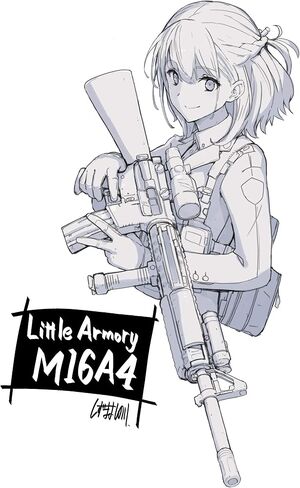LittleArmory [LA056]M16A4 نوع 1/12 نموذج بلاستيكي in Saudi Arabia