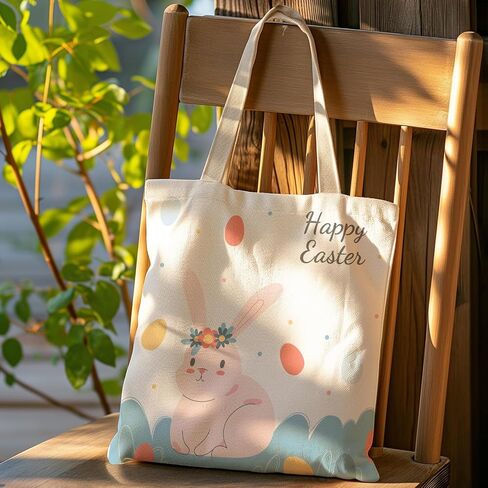 3 قطع من أكياس هدايا عيد الفصح من TYL&TYS، وسلال عيد الفصح للأطفال، وحقائب هدايا لتغليف الهدايا، والألعاب، ومستلزمات الحفلات، وحقيبة حمل قماشية لسلال عيد الفصح، وصيد البيض، وأعياد ميلاد الربيع in Kuwait