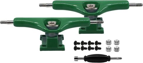 شاحنات Teak Tuning Prodigy Swerve Fingerboard، لون أخضر - عرض 34 مم - دبوس رئيسي مقلوب - شكل ومظهر ومكونات احترافية in Saudi Arabia