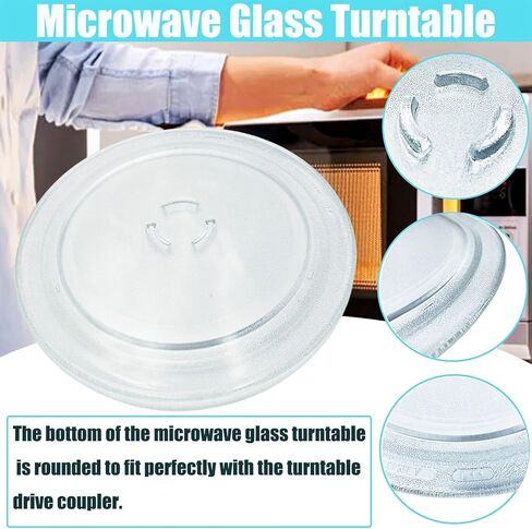 30QBP4185 لوحة استبدال الميكروويف للوحة ميكروويف ويرلبول 4393799 PS373741 AP3130793-يقيس قطر 11-15/16 بوصة in Kuwait