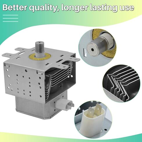 OM75P-21-ESGN WB27X11079 ميكروويف مغناطيسي، متوافق مع سلسلة Samsung ME وSMH، سلسلة فرن Kenmore 40 وGE، يستبدل الأجزاء 2095592 AP4502427 PS4251316 EAP4251316 WB27T10545 1556155 AH2370172 in Kuwait