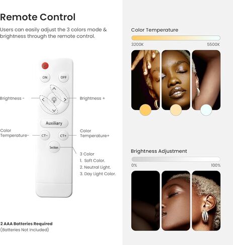 LimoStudio *ترقية* [2-Pack] 85W LED Bulb 20 "x30" Softbox Lighting Kit لعاكس ضوء استوديو الصور، ناشر شبكة بيضاء، التحكم في درجة حرارة اللون والسطوع مع جهاز التحكم عن بعد، AGG3367 in Kuwait