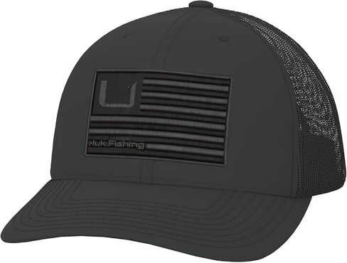 HUK Youth Trucker Hat, Anti-Glare Quick Drying Snapback Fishing Hat for Kids in Kuwait