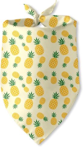 الصيف الكلب عصابات الأناناس الكلب عصابات مثلث المرايل للكلاب الصغيرة المتوسطة مضحك جرو باندانا صور الدعامة الحيوانات الأليفة وشاح الملحقات لمحبي الكلاب الأليفة الهدايا in Kuwait