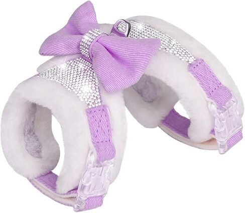 funat الأشرطة الصدر أفخم للكلاب، حجر الراين تسخير الشتاء الكلب، سترة القوس تسخير للكلاب المتوسطة الصغيرة in Kuwait