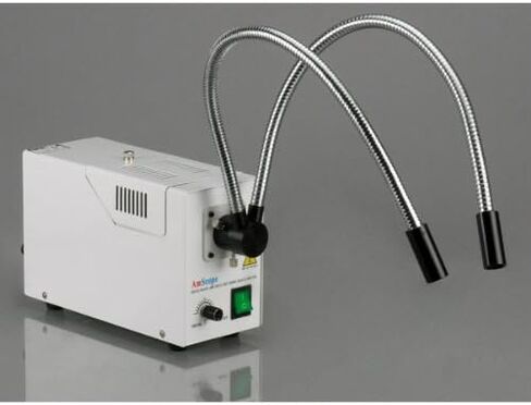 AmScope ZM-1TW3-FOD-10M مجهر تكبير ستيريو ثلاثي العينيات رقمي احترافي، عدسات EW10x وEW25x، تكبير 2X-225X، هدف تكبير 0.67X-4.5X، ضوء ألياف ضوئية مزدوج الرقبة، حامل طاولة كبير على شكل عمود، 110 فولت- 240 فولت، يشمل 0.3x و2.0 in Saudi Arabia