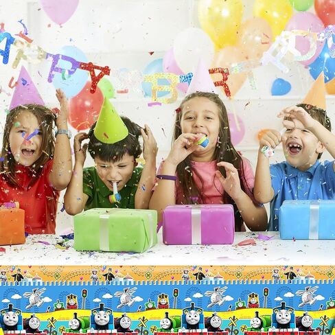 3 قطع من مفرش المائدة توماس ترين لمستلزمات حفلات أعياد الميلاد، غطاء مفرش طاولة بموضوع عيد ميلاد THO-mas، زينة عيد ميلاد للاستعمال مرة واحدة، 42.5 × 70.9 بوصة in Kuwait