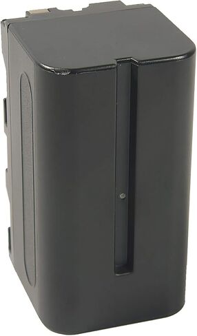 QIAOJINLIN DSTE 7.4V 5000mAh NP-F750 بطارية ليثيوم أيون قابلة لإعادة الشحن، بطارية بديلة متوافقة مع Sony NP-F550، NP-F530، NP-F570، NP-F330، NP-F790، NP-F770، NP-F730، NEX-EA50CH in Kuwait