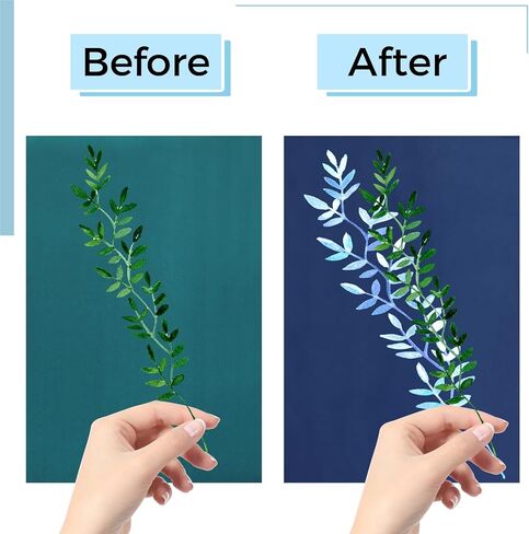 مجموعة ورق طباعة الشمس الملونة، 24 ورقة من أوراق الفن الشمسي في 6 ألوان، أوراق النمط السيانوتي عالية الحساسية، أوراق فنية مطبوعة بالشمس الطبيعية/الشمسية المنشطة لمشروع الأعمال الفنية والحرف اليدوية in Kuwait