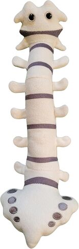 GIANTmicrobes Spine Plush - تعرف على جراحة العظام والأعصاب مع هذه الهدية الجيدة، هدية ممتعة فريدة للأصدقاء وأخصائيي تقويم العظام وجراحي الأعصاب والطلاب والمعلمين in Saudi Arabia
