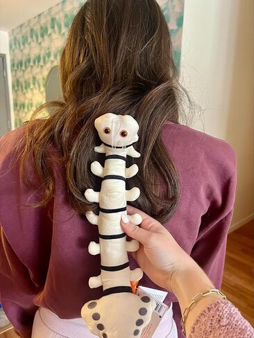 GIANTmicrobes Spine Plush - تعرف على جراحة العظام والأعصاب مع هذه الهدية الجيدة، هدية ممتعة فريدة للأصدقاء وأخصائيي تقويم العظام وجراحي الأعصاب والطلاب والمعلمين in Saudi Arabia