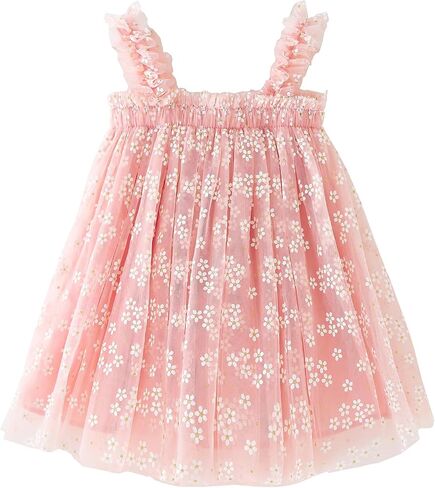 Baby Girls Daisy Tutu Dress Summer SleevelessTulle Tutu Dresses Size 6M-5T in Saudi Arabia