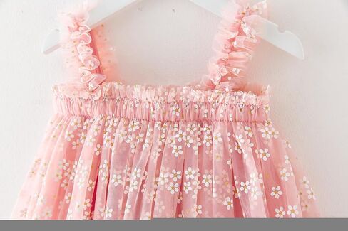 Baby Girls Daisy Tutu Dress Summer SleevelessTulle Tutu Dresses Size 6M-5T in Saudi Arabia