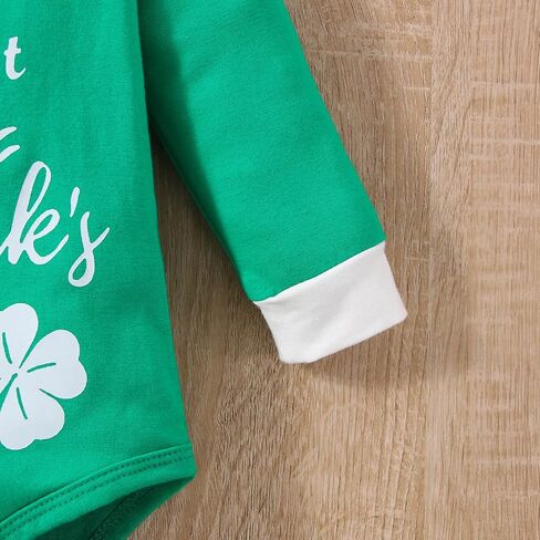 بدلة VINUOKER للأطفال الرضع والأطفال الصغار في أول عيد القديس باتريك ملابس البرسيم in Kuwait