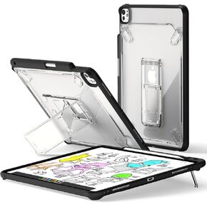 Ringke Fusion Sketch Stand [Case + Stand] Compatible with iPad Pro 13 Inch Case (M4, 2024) Non Yellowing Wobble Free Cover for Writing and Drawing - Black