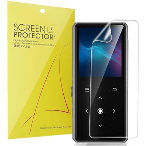 Compatible for AiMoonsa B27 MP3 Player Screen Protector, [6 Pack] Full Coverage TPU Clear Film Compatible for AiMoonsa B27 1.8 inches MP3 Player (6 pack)