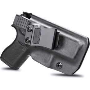 Gun & Flower Kydex IWB Holster Compatible with Glock 43/ 43X, Inside Waistband Concealed Carry Holster Custom Fit G43/ G43X Pistol, Adj. Cant & Retention