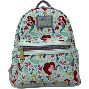 Loungefly Disney Little Mermaid All-Over-Print Exclusive Mini Backpack