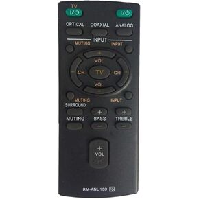 New Sound Bar Remote Control RM-ANU159 Fit for Sony Audio System HT-CT60/C SA-CT60 SS-WCT60 HT-CT60