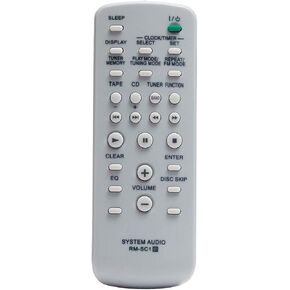 RM-SC1 Replacement Remote Control Applicable for Sony Mini Hi-Fi Stereo System MHC-GX450 CMT-NE3 MHC-GX250 MHCGX450 CMTNE3 MHCGX250