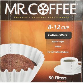 Mr. Coffee Coffee Basket Filters 8 12 Cup 50 Filters