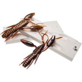 Authentic Handmade Dolive Craw Bait Form 3"" Soft Plastic DIY Making Lure Craft, Small, White