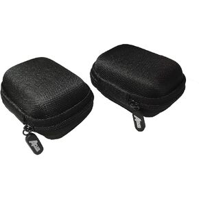 2 Packs of Aplus Universal Zipper Zip Travel Carrying Waterproof EVA Case Storage Bag for 4 x 18650 Batteries (Also Fits Cellphone Charger, Cable, Earphone, USB Flash Drive)