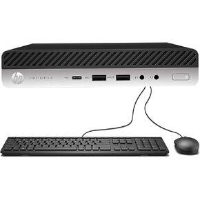 HP ProDesk 600 G4 Mini Desktop Computer, Intel Core i3-8300 3.7GHz, 16GB RAM, 512GB SSD,Mouse & Keyboard, Type-C, (Support 4K), 2 Display Port, WiFi, Bluetooth, Windows 10 Pro (Renewed)