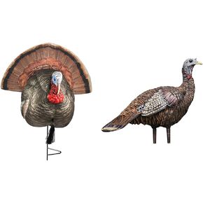 The Grind Turkey Decoys, Durable and Lifelike Turkey Decoy, Grind Reaper Quarter Body Strutter,Brown